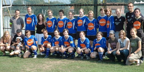 Roxana Raileanu, cu echipa de fotbal