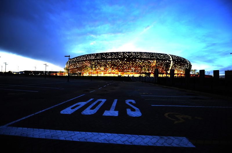Imagine din exterior a stadionului Soccer City din Johannesburg / Foto EPA / FIFA Imagine din exterior a stadionului Soccer City din Johannesburg / Foto EPA / FIFA