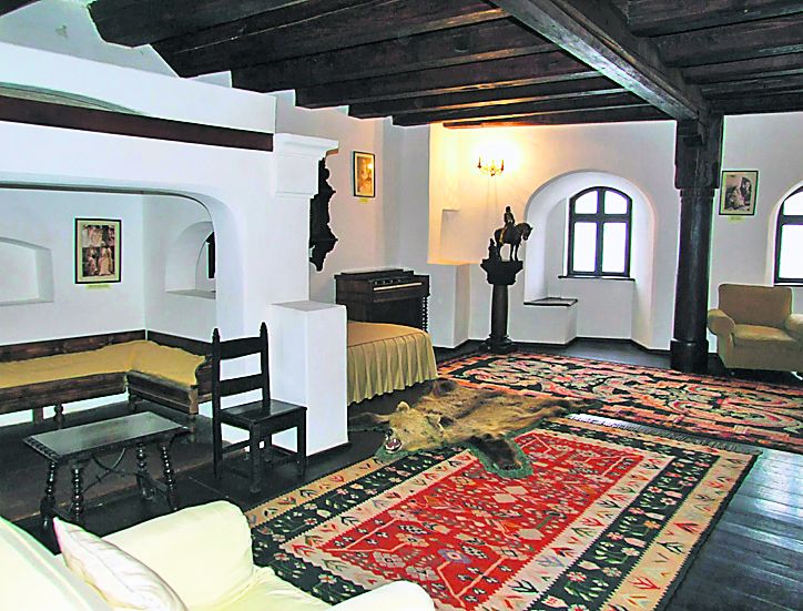 Castelul Bran, la interior, cameră