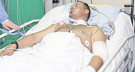 Maistrul militar Marius Nazare este cel care a fentat moartea a şaptea oară