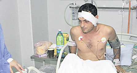 Căpitanul Daniel Bâlsanu a scăpat doar cu răni uşoare