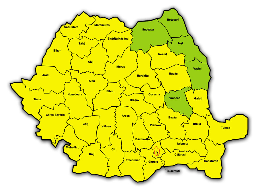 Suceava, Botoşani, Iaşi, Vaslui şi Vrancea sunt locurile cu cele mai întinse vii. Tot în aceste judeţe au fost înregistrate cele mai multe cazuri de comă alcoolică la copii