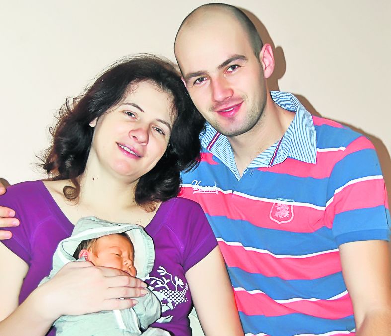 Viorica şi Vlad sunt fericiţi că micuţa Irina a venit pe lume cu bine