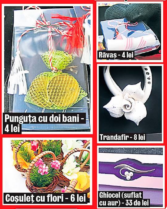 Boc şi-a făcut plinul de mărţişoare