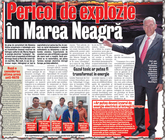 Marea Neagră poate exploda la un cutremur!