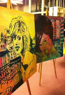 Neylini şi Loredana Groza, pictate pentru vernisajul expoziţiei "Pour Femme"