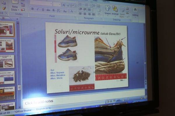 Pământul de pe pantof a rezolvat cazul