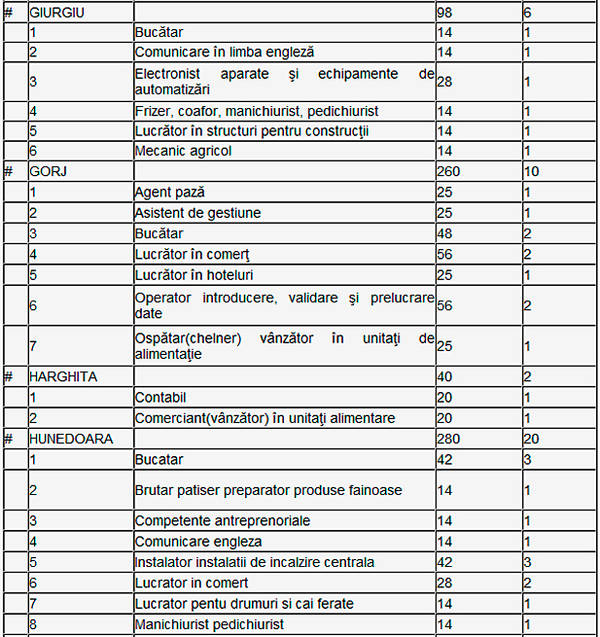 Meseria dumneavoastră nu se mai caută? Mergeţi la cursuri de calificare