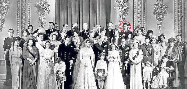 Regele Mihai (medalion) a participat, pe 20 noiembrie 1947, la nunta Reginei Elisabeta, eveniment care a avut loc la Buckingham Palace