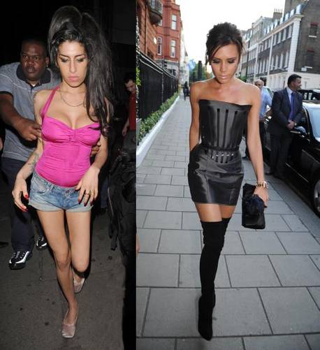 Amy Winehouse si Victoria Beckham - Northfoto