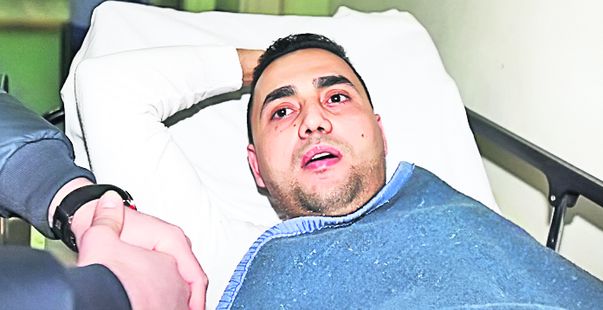 Sorinel, pe patul de spital, după ce a fost înjunghiat