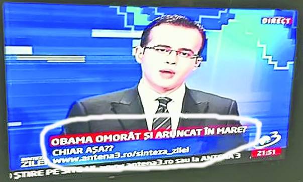 Obama, «omorât» în locul lui Osama