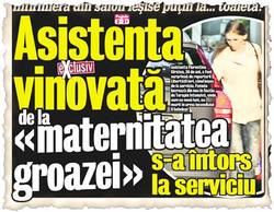 Mămicile bebeluşilor morţi în incendiul de la Giuleşti,  şocate că asistenta Florentina Cîrstea a revenit la spital: «S-a întors ca ucigaşul la locul crimei!»