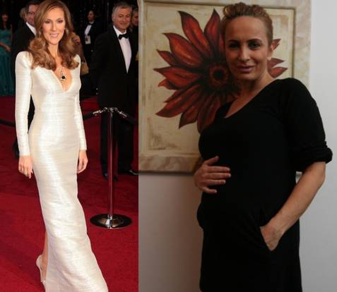 Celina Dion si Daniela Gyorfi