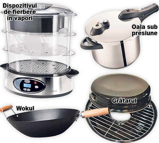 Învaţă să găteşti sănătos | Foloseşte vase din oţel inoxidabil, ceramică, teflon sau sticlă, ca să mănânci cât mai natural