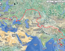 A plecat în lume pe bicicletă