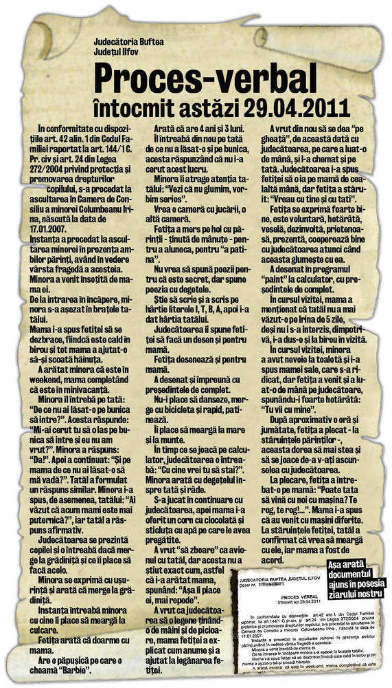 EXCLUSIV | Iată ce s-a întâmplat la întâlnirea dintre Irina şi judecătoare