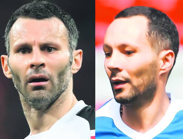 Ryan Giggs (stânga) s-a culcat cu nevasta fratelui său, Rhodri