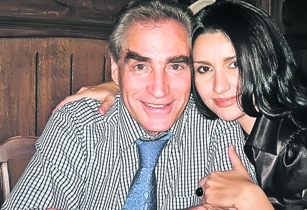 Petre Roman şi actuala lui soţie, Silvia