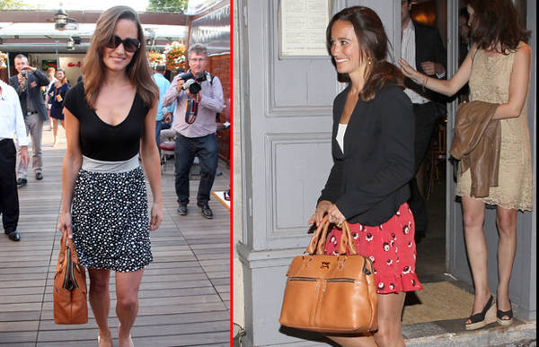Câtă modestie! Pippa Middleton poartă aceleaşi trei genţi