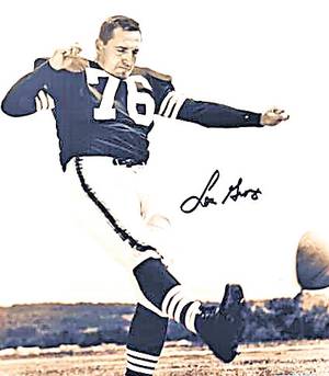 Lou Groza, fratele baschetbalistului, a câștigat de patru ori campionatul de fotbal americanLou Groza, fratele baschetbalistului, a câștigat de patru ori campionatul de fotbal americanLou Groza, fratele baschetbalistului, a câștigat de patru ori campionatul de fotbal american