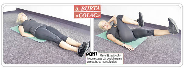 5 exerciţii pentru un superabdomen