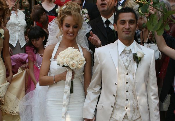 Diana Munteanu și Claudiu Niculescu la nunta