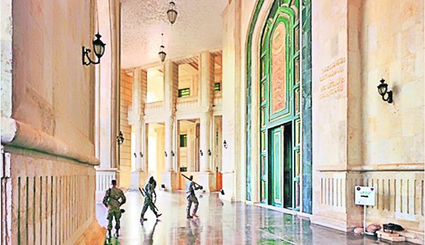 Reședința dictatorului irakian era complet placată cu marmură din cea mai scumpă