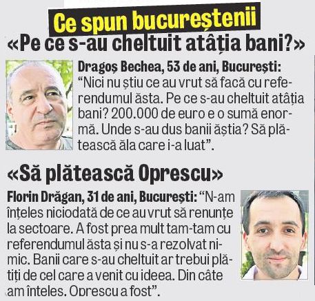 Oprescu ar putea scoate din buzunar 200.000 €