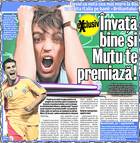 Adi Mutu, atacantul Cesenei, e pregătit să-l premieze pe Paul Luparu, elevul care a luat cea mai mare notă la Bac-ul din toamnă: «Săptămâna viitoare îl aştept în Italia»