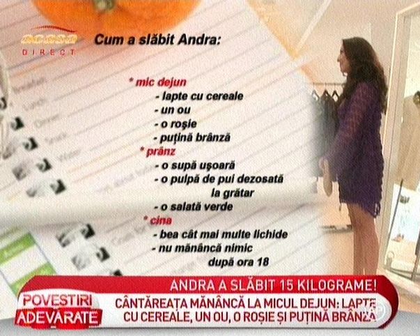 Află cum și-a recăpătat silueta Andra după naștere!