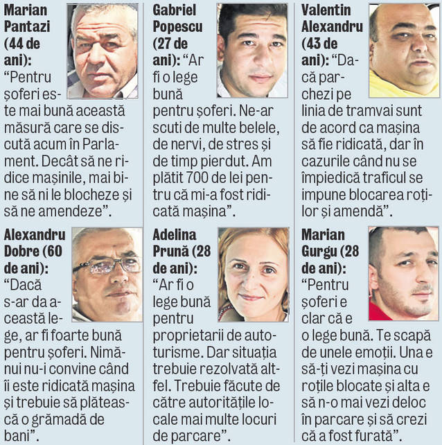 Vor să interzică ridicarea maşinilor!