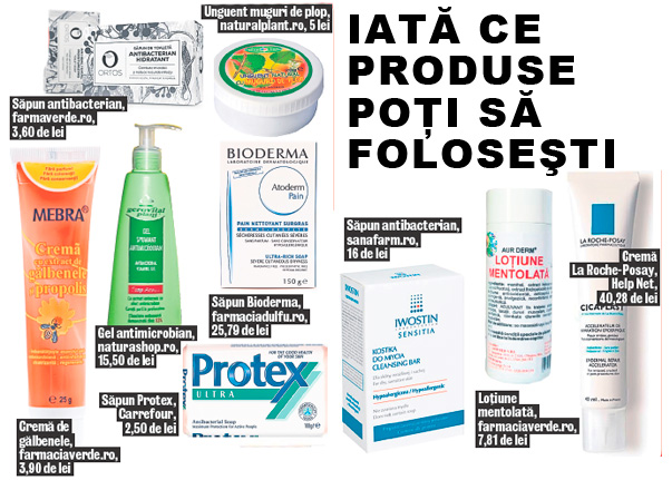 Iată ce produse poți să folosești