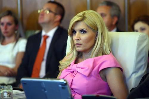 Udrea, la o sedinta in Parlament Udrea, la o sedinta in Parlament