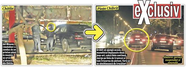 Într-o plimbare prin Bucureşti, manelistul Adi Minune a încălcat de mai multe ori regulile de circulaţie