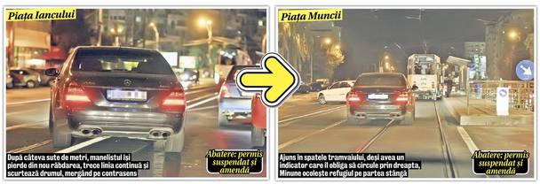 Într-o plimbare prin Bucureşti, manelistul Adi Minune a încălcat de mai multe ori regulile de circulaţie