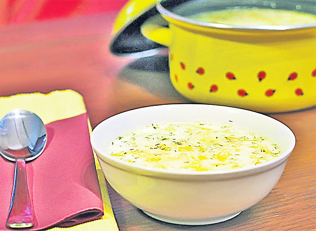 Ciorba Cenuşăresei - cu dovleac şi lapte bătut