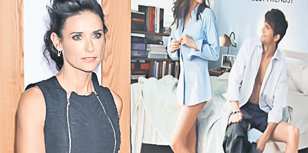 Demi Moore face baie cu lipitori