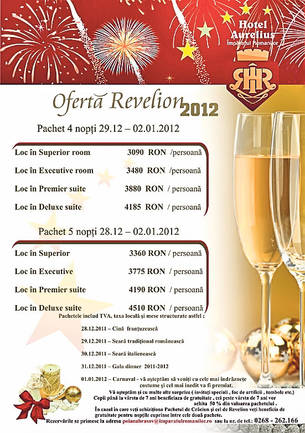Un Revelion de poveste, doar la Aurelius-Împăratul Romanilor