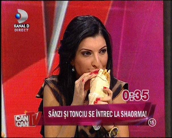 Andreea Tonciu: "Mie-mi place cârnatul"