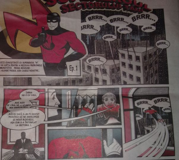 Iată-l pe supereroul sectorului 3! Aţi văzut ceva mai penibil?
