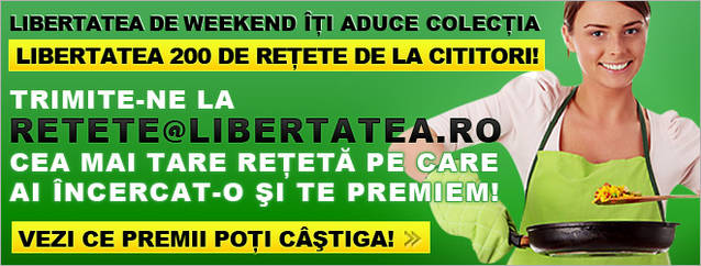 Supercolecția 200 de rețete de la cititori | Astăzi, rețetele 35-45