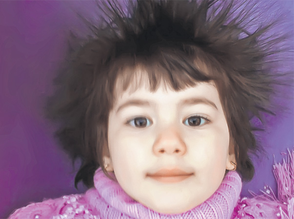 Alessia Elena Corman are trei ani şi jumătate şi locuieşte în Iaşi. Este foarte veselă, îi place să facă puzzle, să danseze şi vrea să devină model când va fi mare.