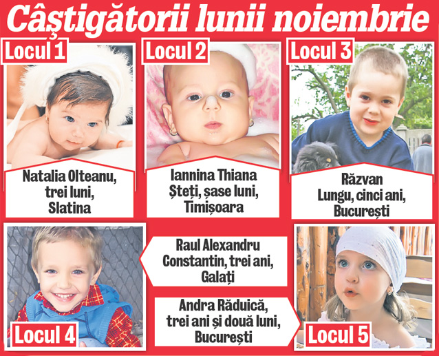 Câștigåtorii lunii noiembrie