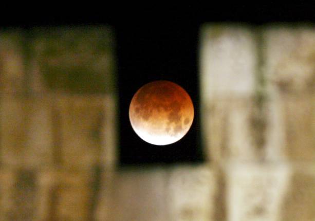 eclipsa totala de luna ierusalim