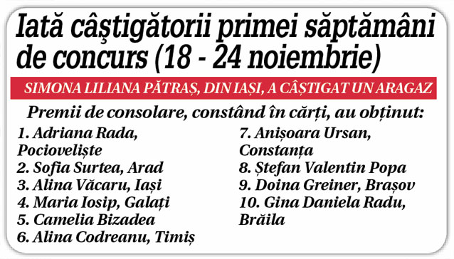 Supercolecția 200 de rețete de la cititori | Astăzi, reţetele 24-35