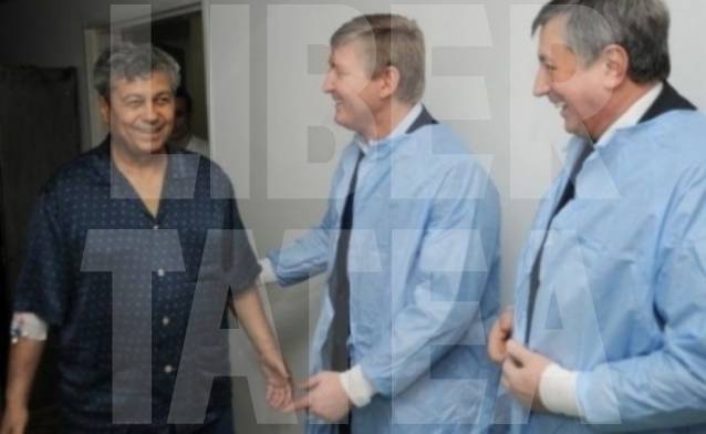Primele imagini cu Mircea Lucescu în pijamale de spital. Rinat Ahmetov vrea să-i angajeze şofer | FOTO