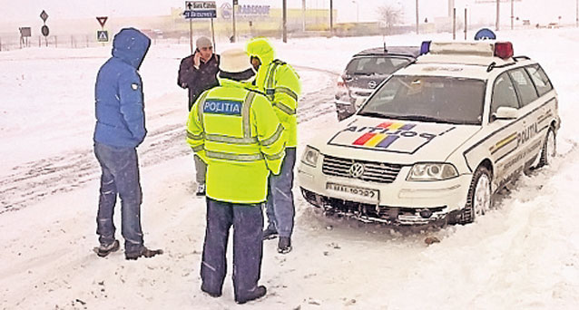 Zăpada a închis Bucureștiul!