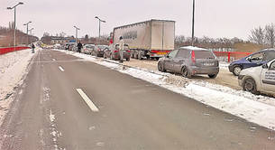 Zăpada a închis Bucureștiul!