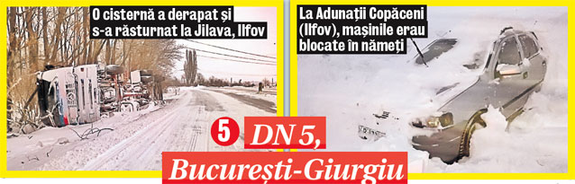 Zăpada a închis Bucureștiul!